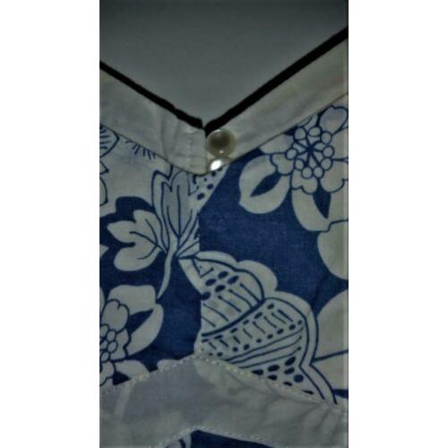 Geisha - jurk jeans blauw tinten broderie katoen Maat 34/36