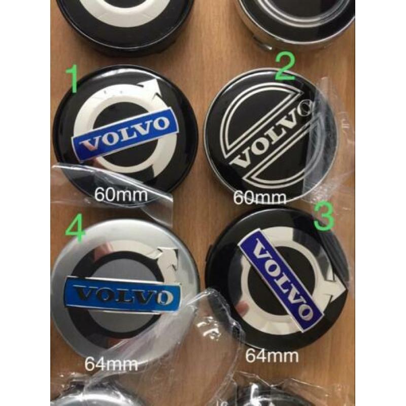 Naafdoppen Volvo naafkappen 60 mm 64 mm