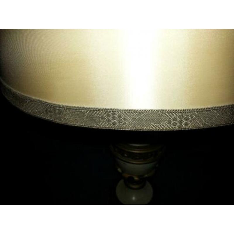 schemerlamp tafel lampcreme champagne - 50 60 70 - vintage