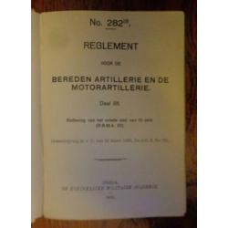 Regelement bereden artillerie (5 deeltjes)