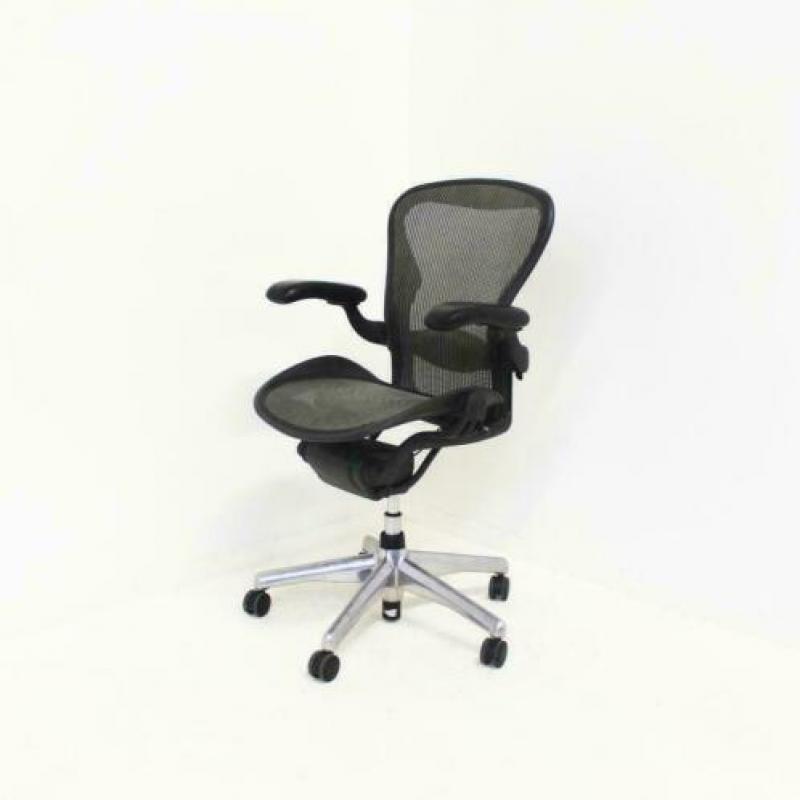 Bureaustoelen, Herman Miller Aeron, Type B, Grijs / Chroom