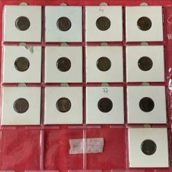 Complete Serie 2 Juliana Centen ‘50 t/m ‘80 incl 2x ‘69 &’70