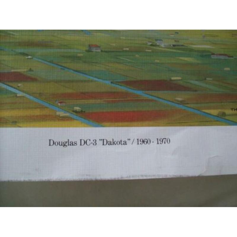 Douglas DC3 Dakota 1960/1970 / poster Thijs Postma