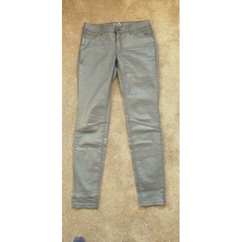 ZGAN zwarte EXPRESSO leer look jeans mt 36 W28-W29, zwart