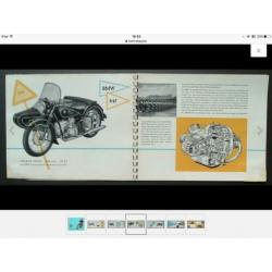 BMW ringbrochure 1955 R50 R69 R67 .....