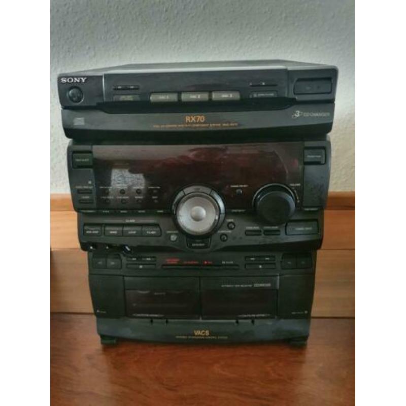Sony HCD RX70 Stereo set inclusief boxen