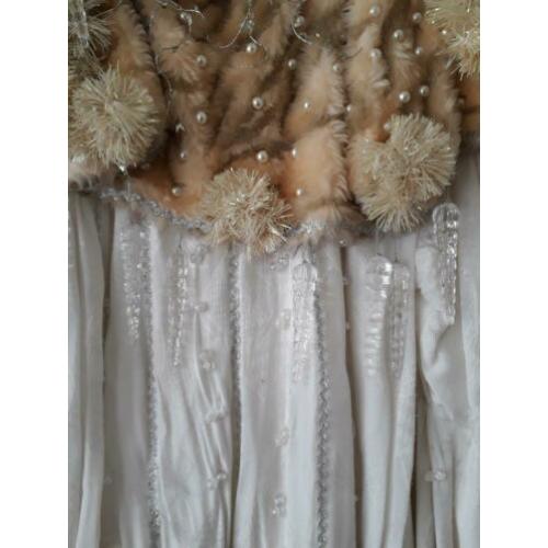 Prachtige winter mantel met ijspegels