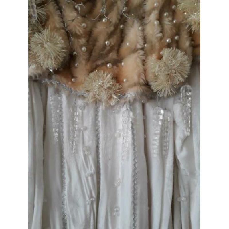 Prachtige winter mantel met ijspegels