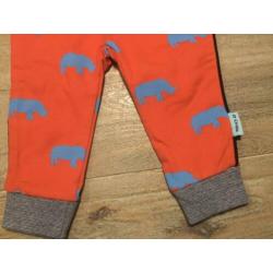 NIeuw set O’Chillie rood broekje en longsleeve neushoorn 68