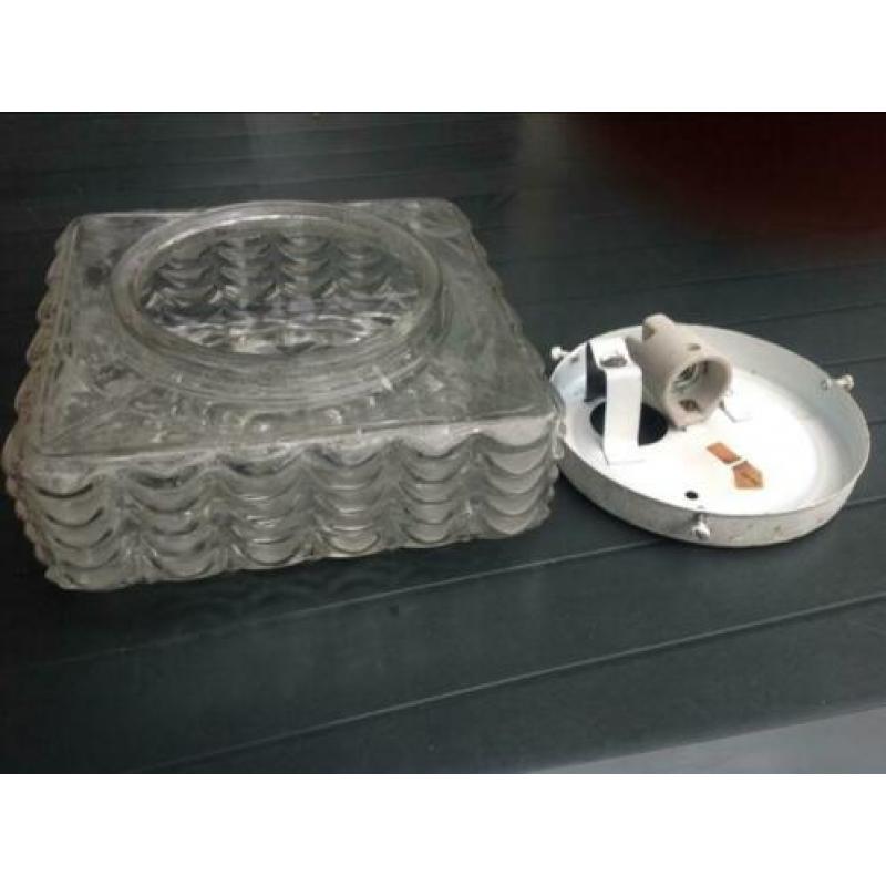 Plafonniere,glas,metaal