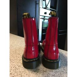 Dr. Martens 1460W Patent Lamper Red - maat 39