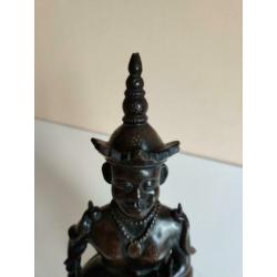 Beeld Burmese koning 'Nats', brons, Birma, Burma, Maynmar