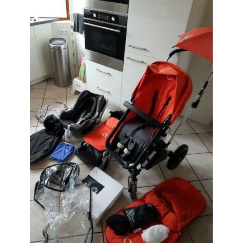 Bugaboo Cameleon te koop! Oranje en ook zwarte bekleding.