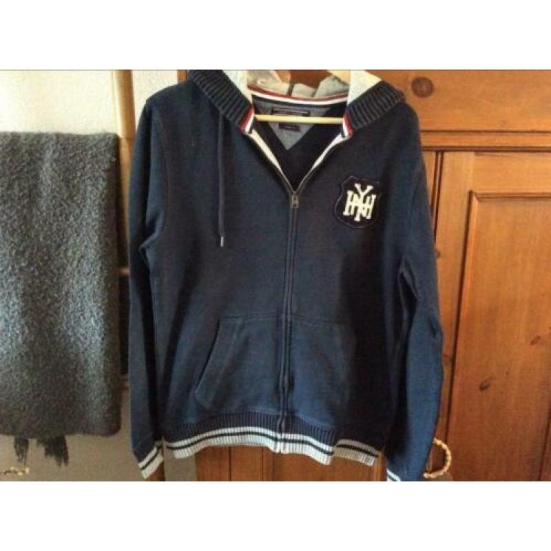 Tommy Hilfiger Vest, maat L, kleur blauw!