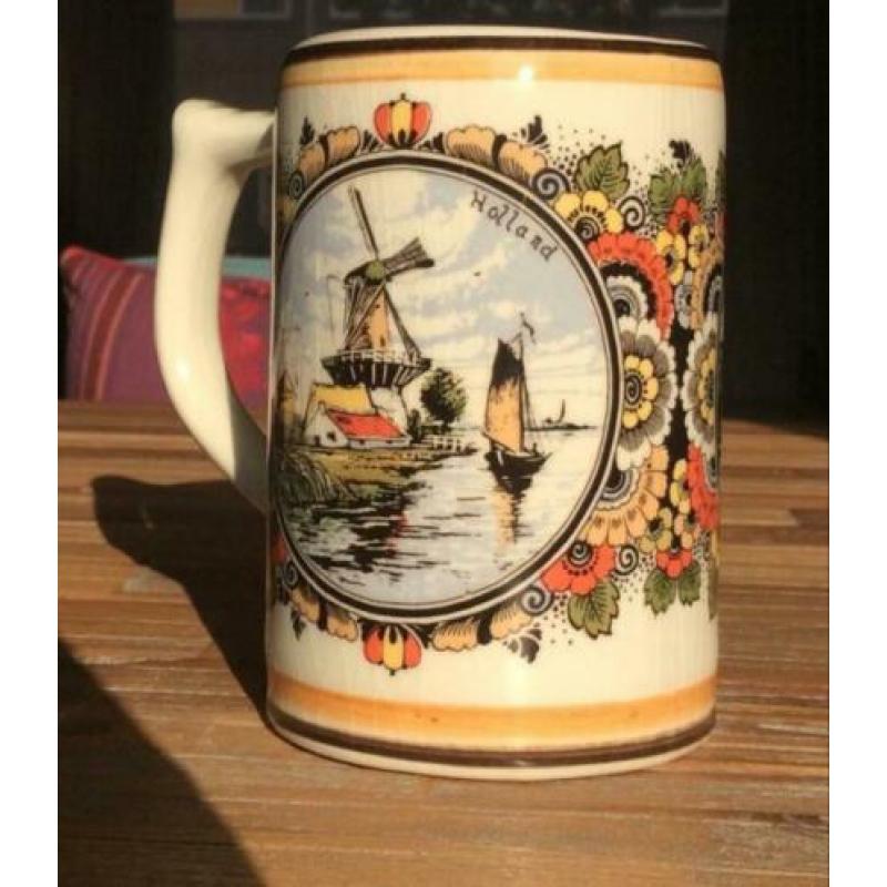 Bierpul Delft's Hand Painted Holland - Delfts Blauw bier pul