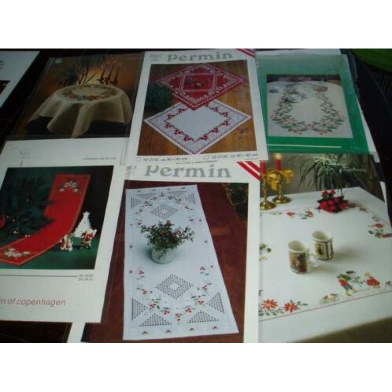 boeken Telpatroon permin tafelloper tafellaken 2.50 euro per