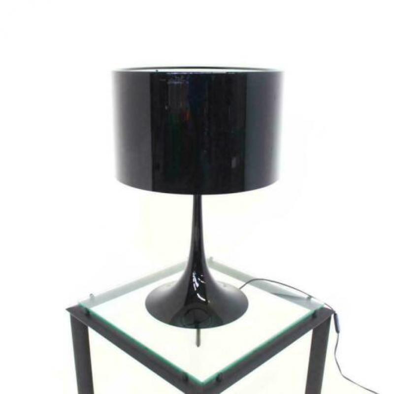Flos Spun Light T2 Design Lampen, Tafellampen, Zwart, Lampen