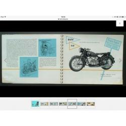 BMW ringbrochure 1955 R50 R69 R67 .....