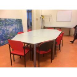 Prachtige hobby tafel met formica blad