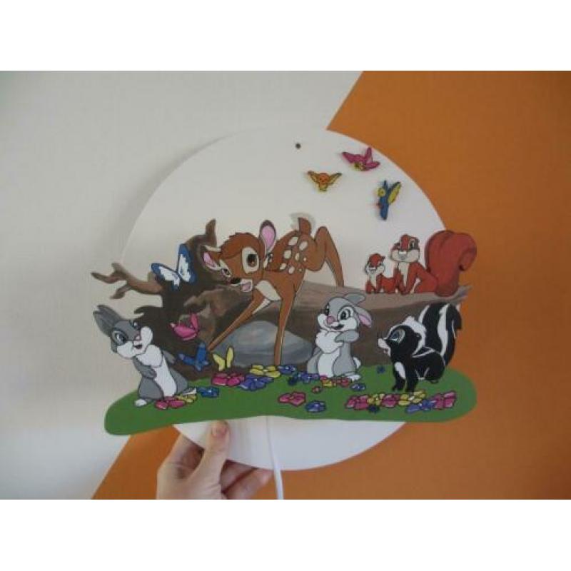 Bambi wandlamp lamp kapstok