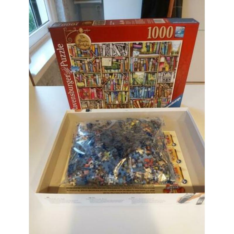 Puzzel 1000 stukjes van Ravensburger (the bizarre bookshop)