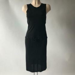 DKNY, ZGAN, zwarte jurk, maat small
