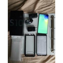 S10 plus 128gb prism black s10+ compleet
