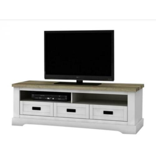 Zeer nette houten tv meubel met 3 laadjes