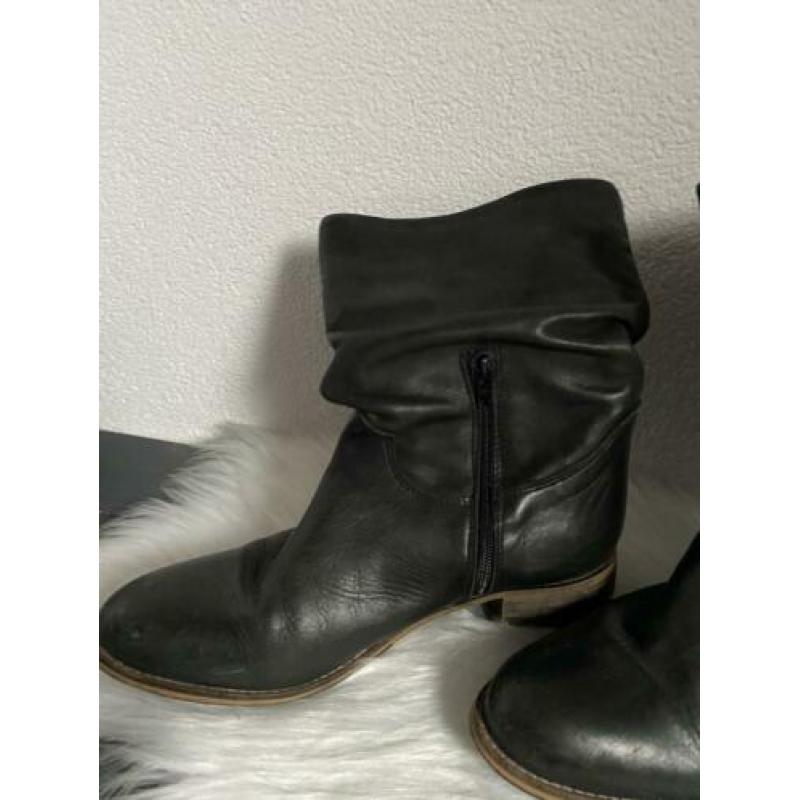 CELLINI enkellaars zwart leer 42