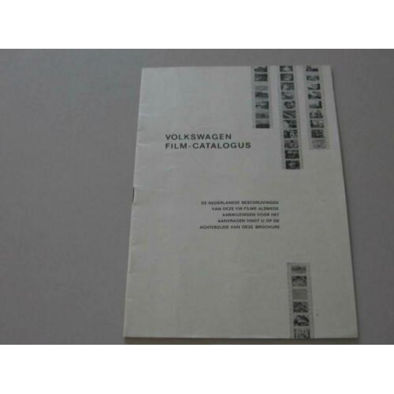 VW 123 Volkswagen Film-catalogus 24 bladzijden