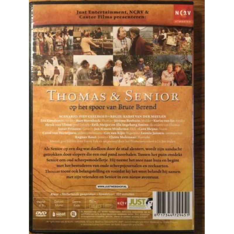 Als nieuw dvd Thomas en Senior het spoor van brute berend