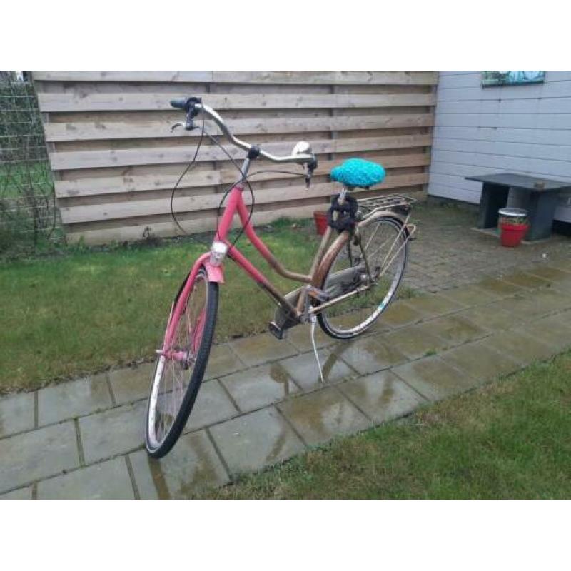 Opvallende damesfiets