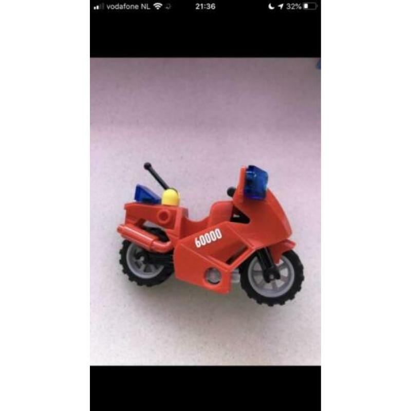 Lego City 60000 brandweer motor