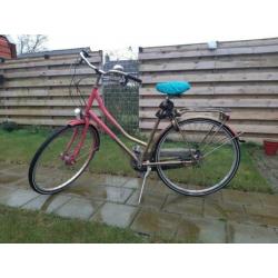 Opvallende damesfiets