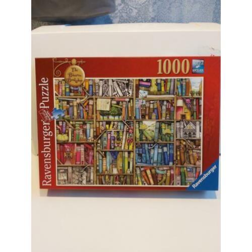 Puzzel 1000 stukjes van Ravensburger (the bizarre bookshop)