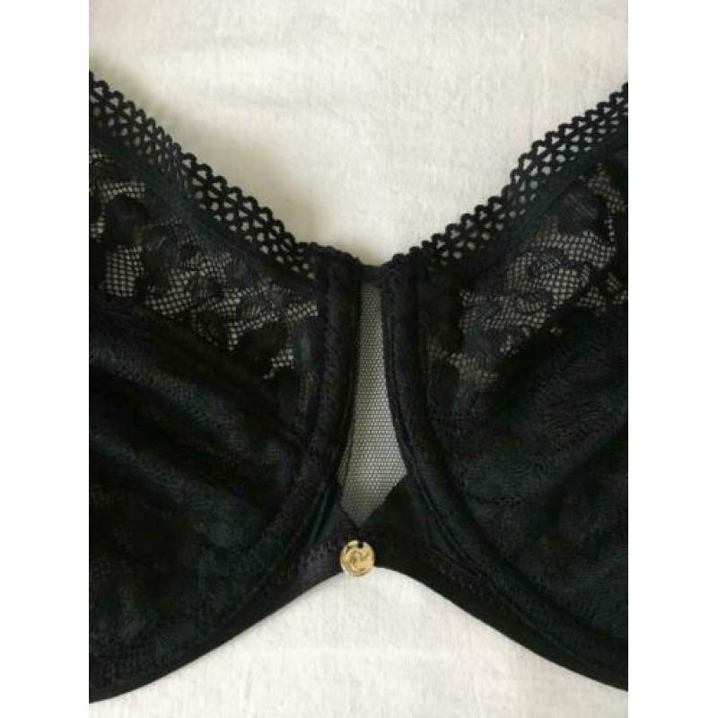 Nieuw CHANTELLE 85G comfort beugel BH kant SPIRIT zwart G 85