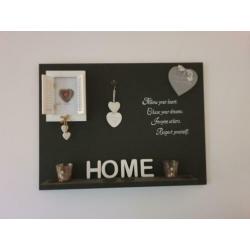 MDF wandbord + gratis decoratie. Homemade