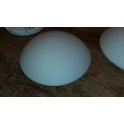 Plafonnieres mat glas
