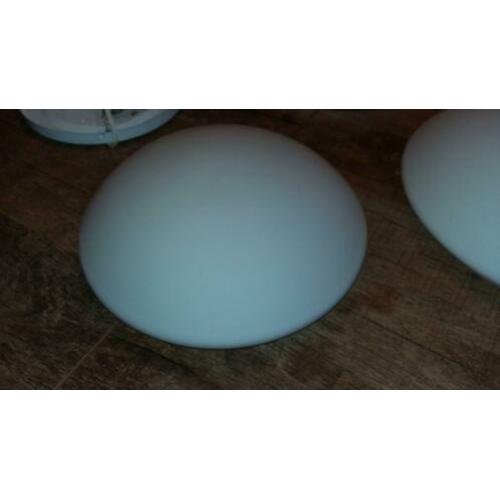 Plafonnieres mat glas