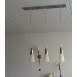 Hanglamp en wandlampjes met schakelaar