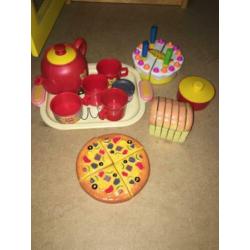 Houten speelgoed fornuis/oven