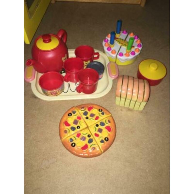 Houten speelgoed fornuis/oven