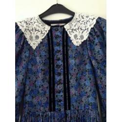 prachtige originele vintage Tiroler winterdirndl, maat 36