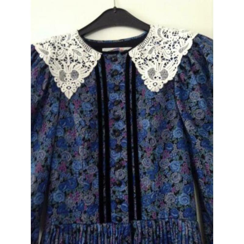 prachtige originele vintage Tiroler winterdirndl, maat 36
