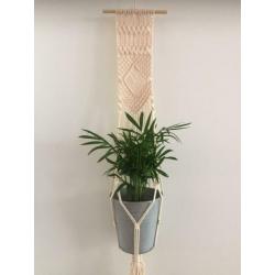 Macrame wand plantenhanger / wandhanger