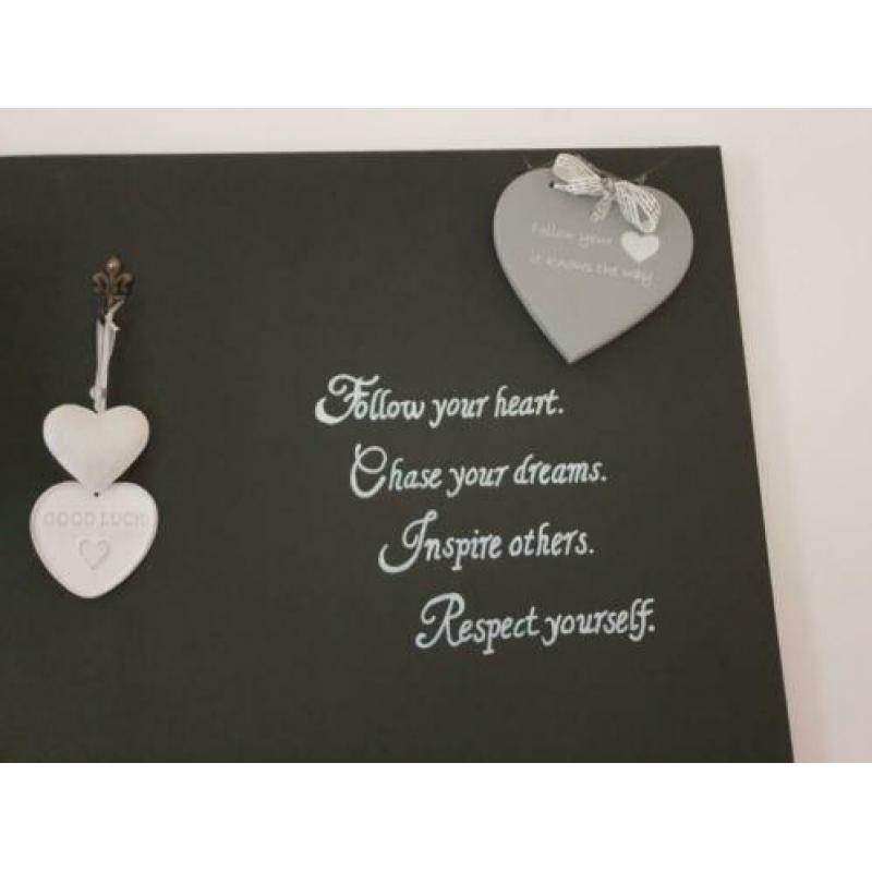 MDF wandbord + gratis decoratie. Homemade