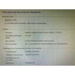 Dell, optiplex 7020 i5-4590 @3.30ghz 16gb 500gb hdd