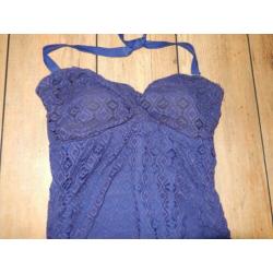 Nieuwe blauwe kanten correctie zwemjurk Beachwave 42