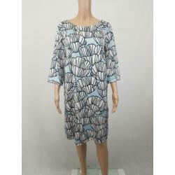 La Fee Maraboutee blauw witte jurk maat 40 nieuw