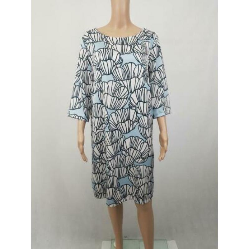 La Fee Maraboutee blauw witte jurk maat 40 nieuw